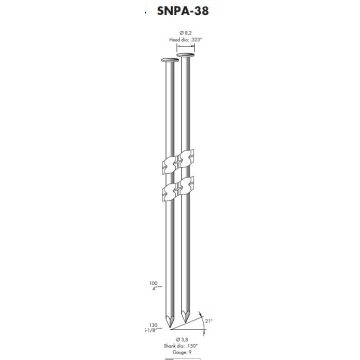 SNPA 38-as sorozat; 120 - 130 mm hossz