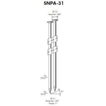 SNPA 31-es sorozat; 90 mm hossz